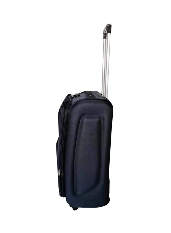 Visit - Softside 4 Piece Luggage Trolley Set Blue - Image 1