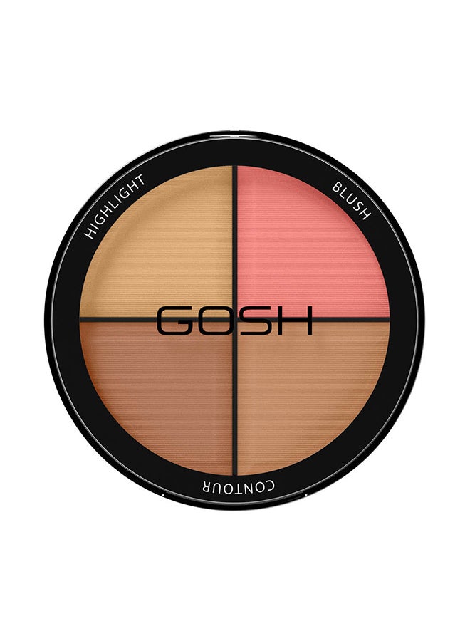 gosh 4 Shades Contour' N Strobe Kit 002 Medium - Image 2