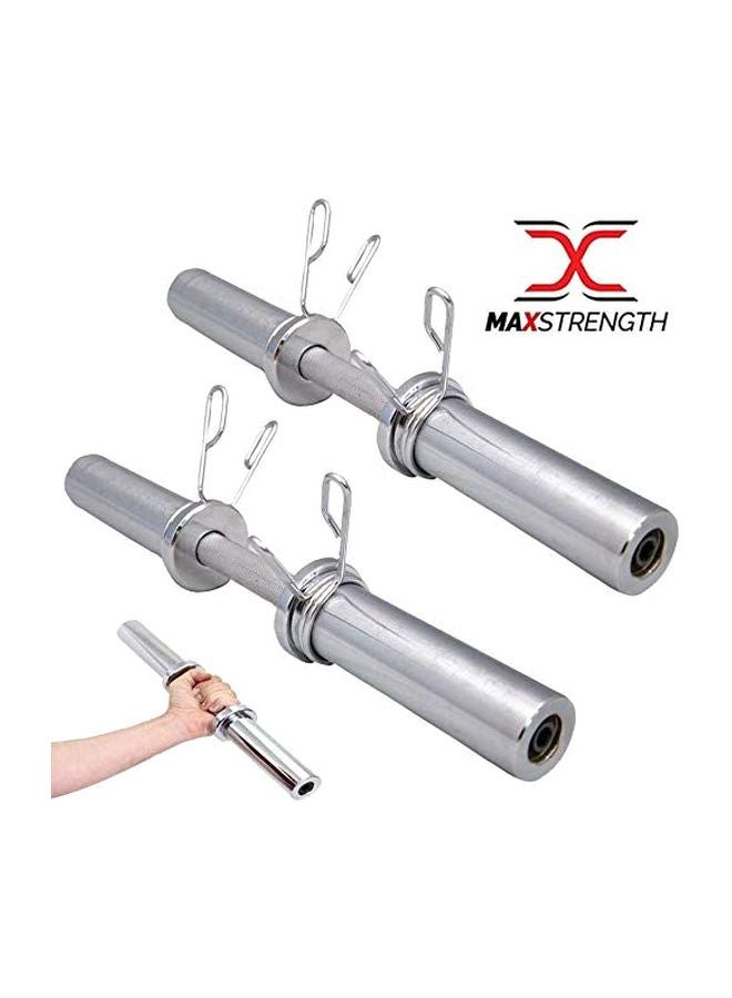 Max Strength 2-Piece Steel Dumbbell Bar Set 51cm - Image 2