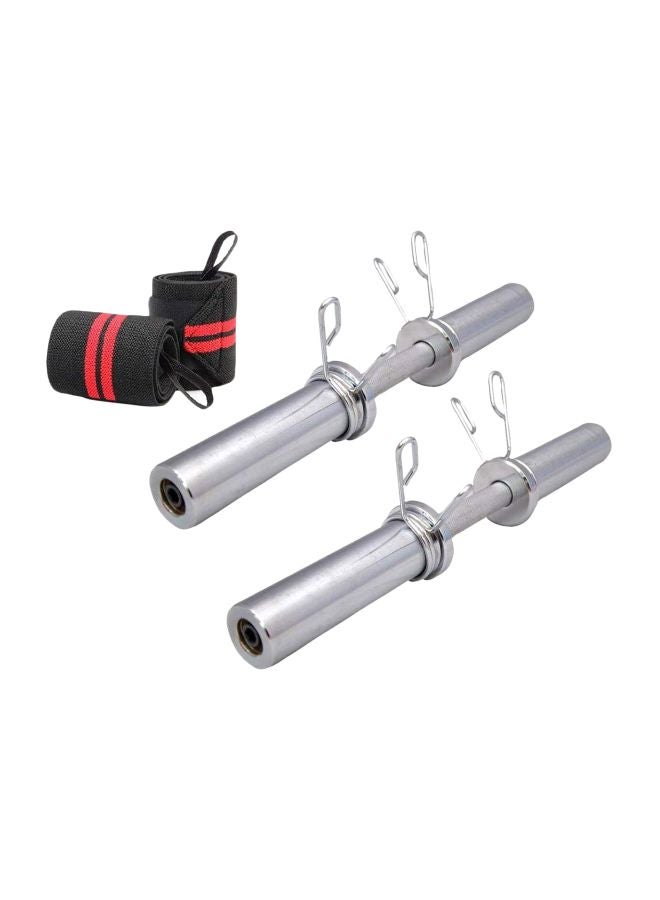 Max Strength 2-Piece Steel Dumbbell Bar Set 51cm - Image 1