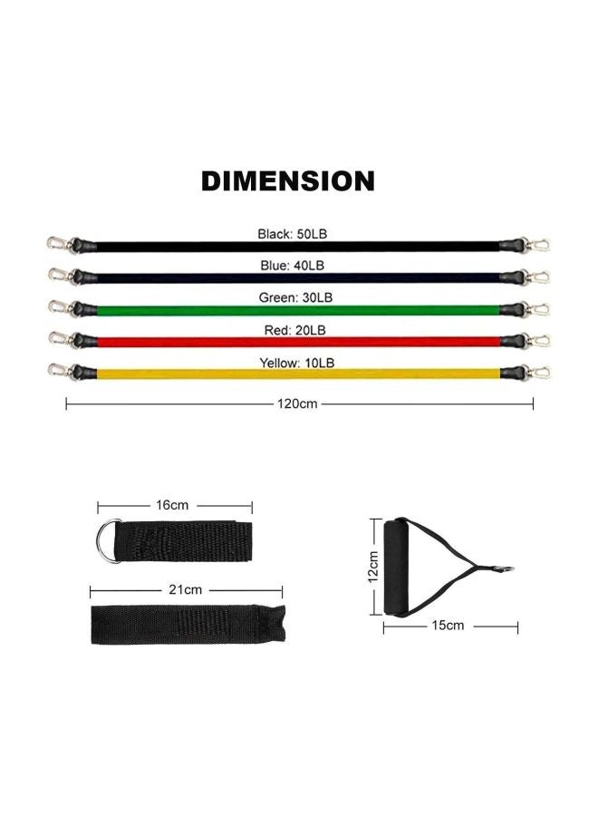 5-Piece Exercise Band Set 120cm