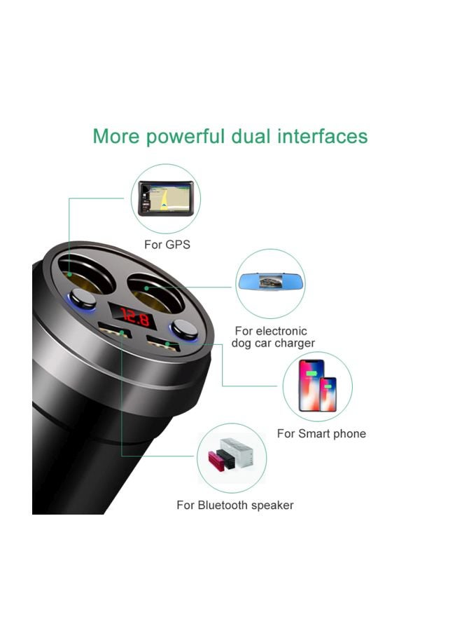 Quelima Car Cup Charger Black  - Image 3