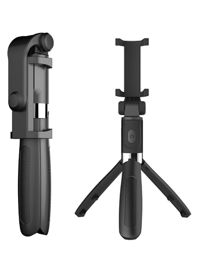 Bluetooth Wireless Foldable Extendable Mini Tripod Black - Image 1