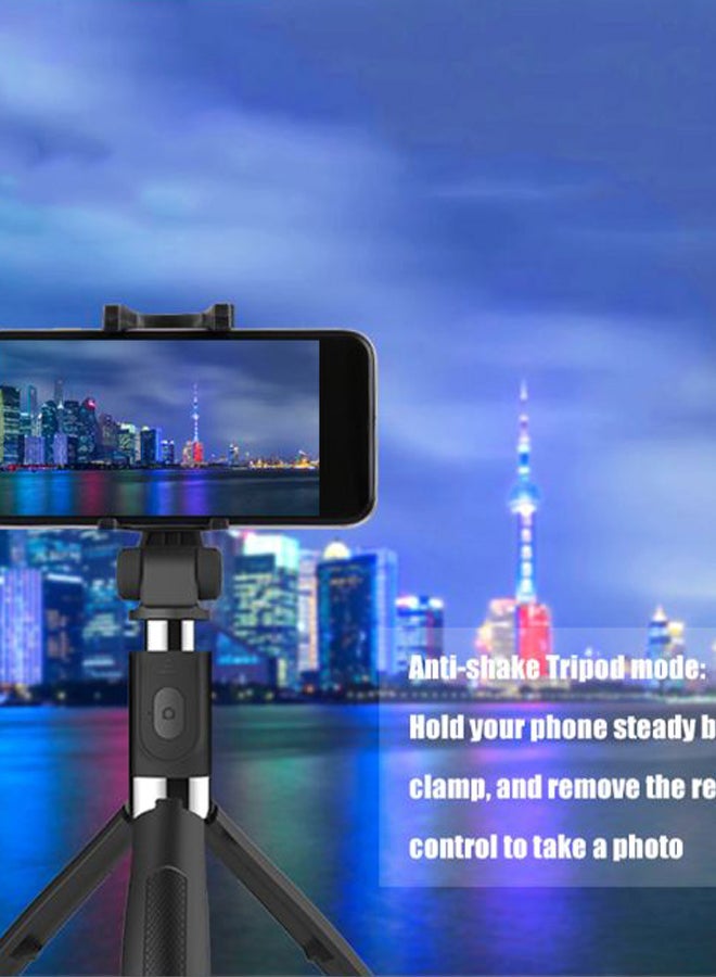 Bluetooth Wireless Foldable Extendable Mini Tripod Black - Image 4