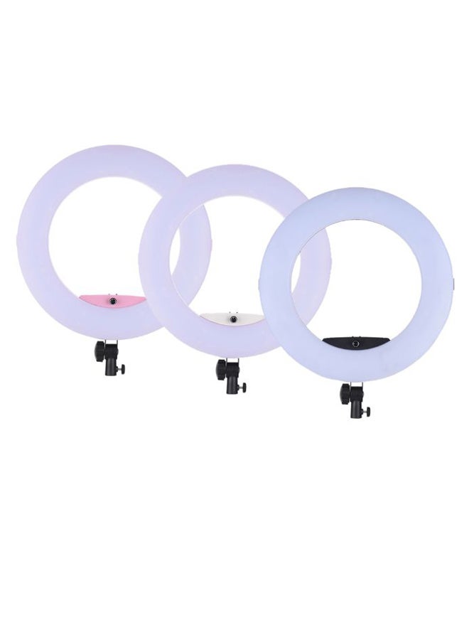 حلقة إضاءة LED قابلة للتعتيم للتصوير الفوتوغرافي أبيض/أسود - Image 4