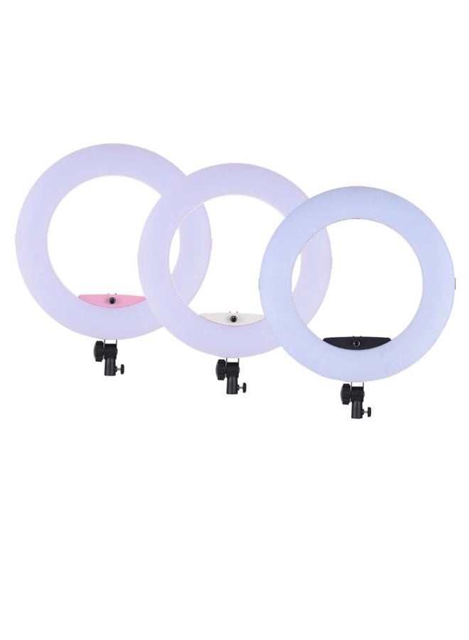 Dimmable Camera LED Photography Ring Light Black/White - Image 4