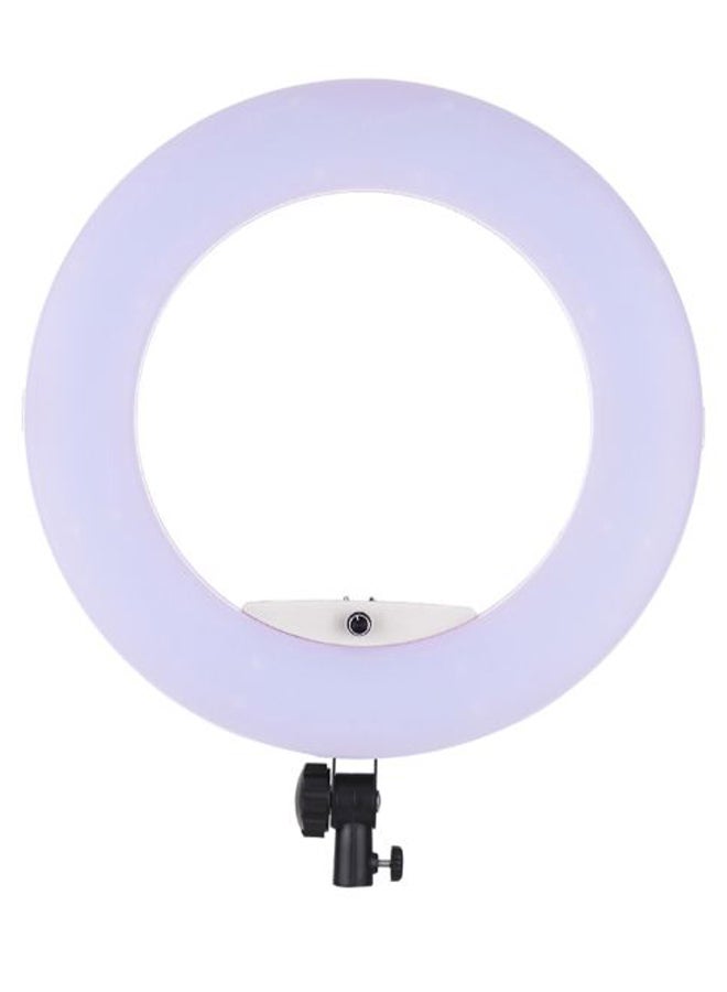 حلقة إضاءة LED قابلة للتعتيم للتصوير الفوتوغرافي أبيض/أسود - Image 1