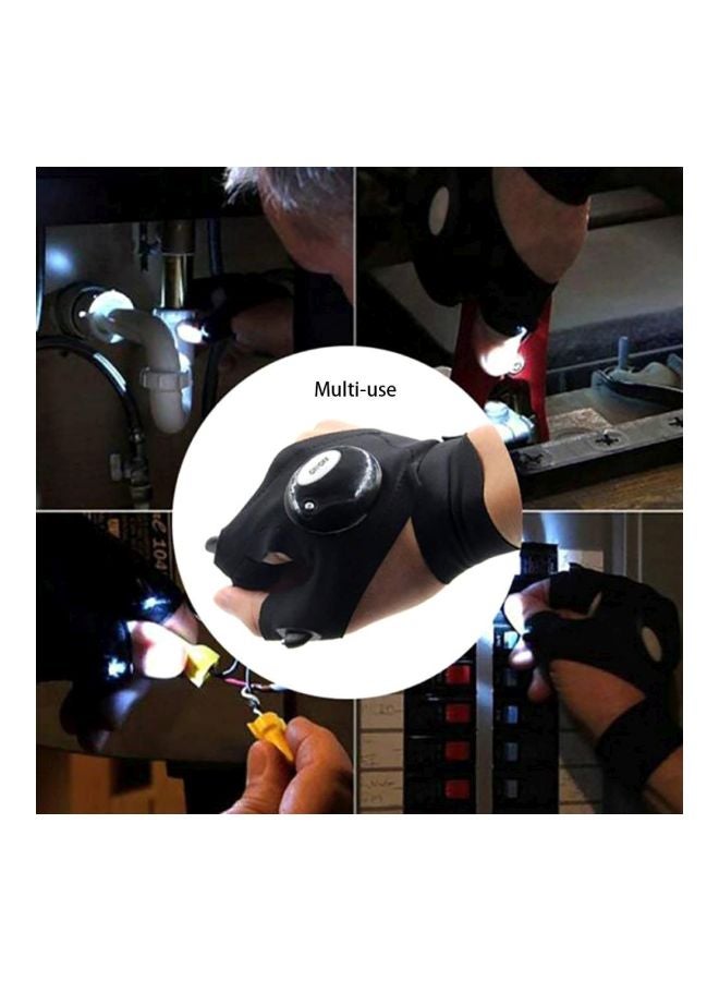 Generic 2-Piece Fingerless LED Flashlight Gloves - Image 3