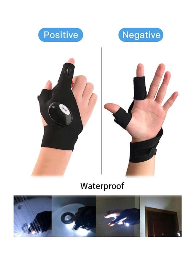Generic 2-Piece Fingerless LED Flashlight Gloves - Image 5