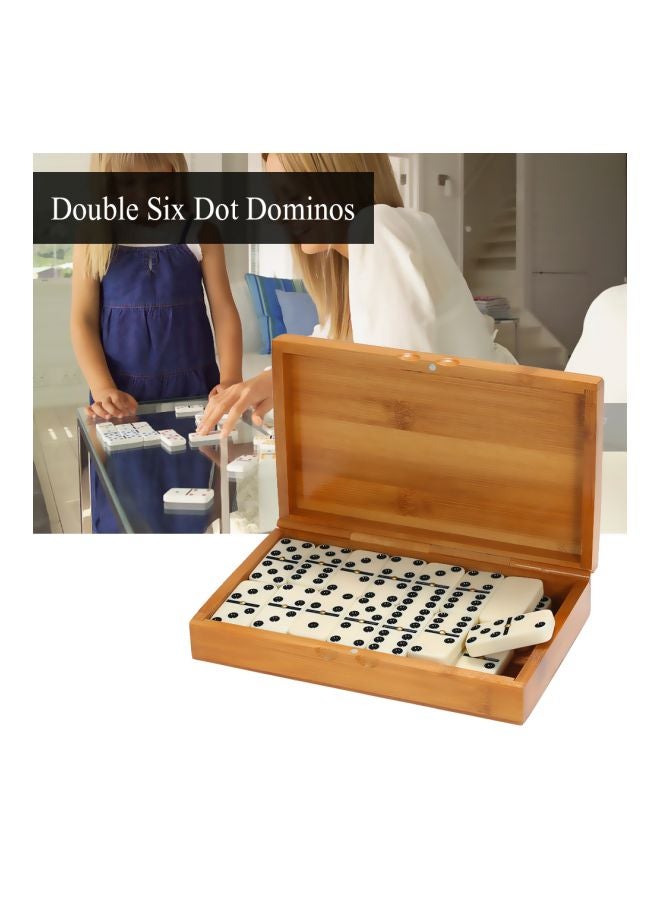 لعبة دومينو دابل سيكس تتألف من 28 قطعة - Image 2