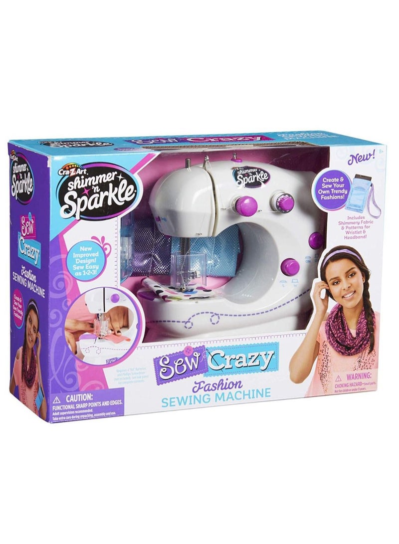 Shimmer N Sparkle - Sew Crazy Sewing Machine - Image 1