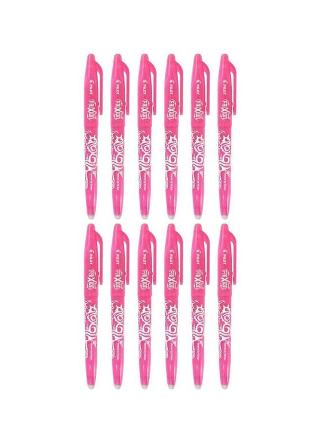 12-Piece Frixon Ballpoint Pen Set Pink