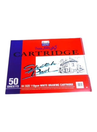 كراس رسم كارتيدج مقاس 110gsm B4 أحمر/أزرق - v1572876945/N31754073A_1