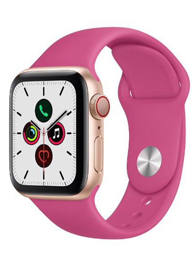 Perfii - Solid Replacement Band For Apple Watch Series 5/4/3/2/1 Dragon Fruit - Image 1