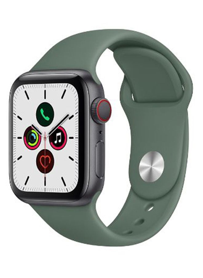 Perfii - Silicone Replacement Band For Apple Watch Series 5/4/3/2/1 Pine Green - Image 1