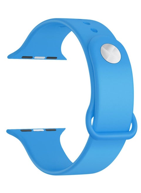 Solid Replacement Band For Apple Watch Series 5/4/3/2/1 Blue