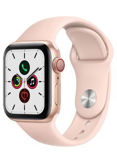 Perfii Solid Silicone Replacement Band For Apple Watch Series 5/4/3/2/1 Vintage Rose  - Image 2