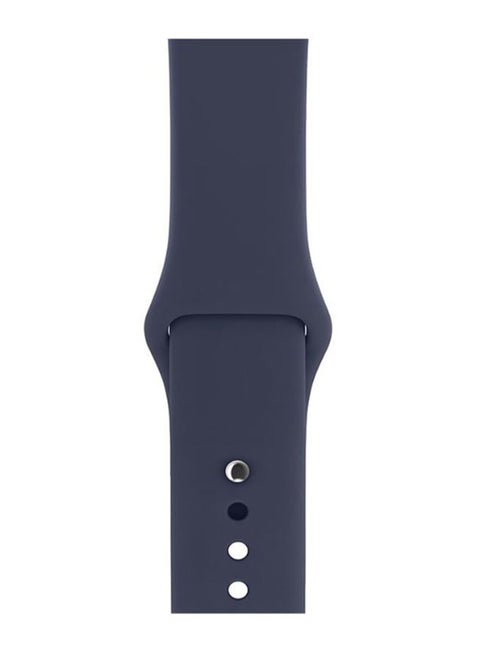 Solid Replacement Band For Apple Watch Series 5/4/3/2/1 Midnight Blue