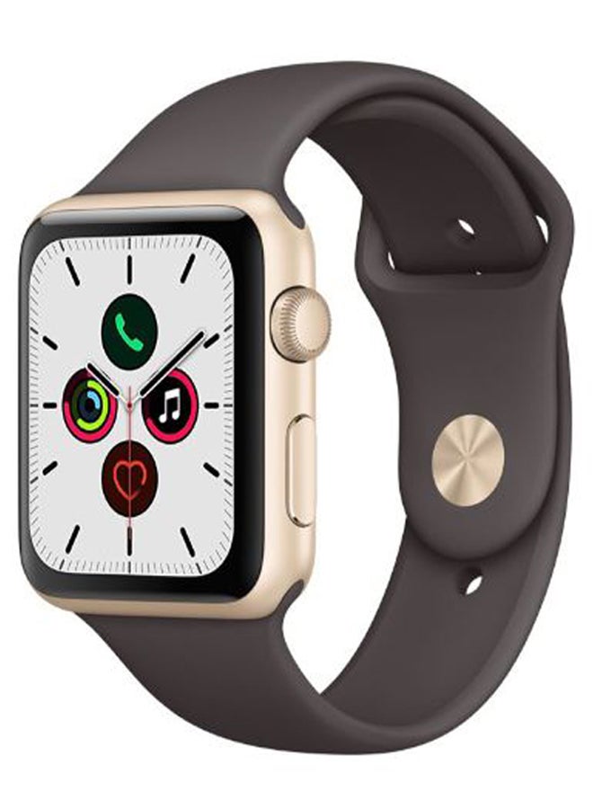 Perfii - Solid Silicone Replacement Band For Apple Watch Series 5/4/3/2/1 Cocoa - Image 1