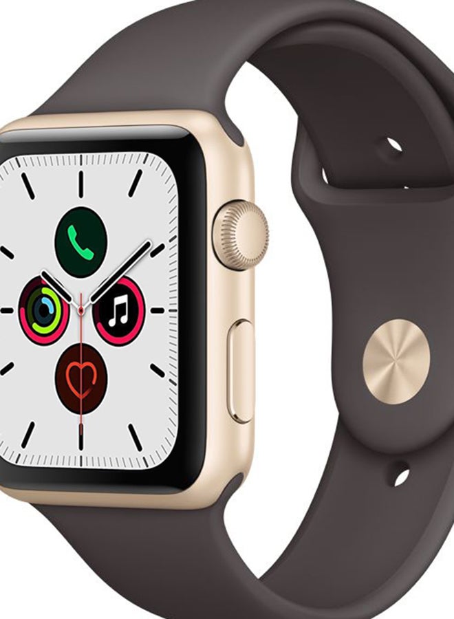 Perfii - Solid Silicone Replacement Band For Apple Watch Series 5/4/3/2/1 Cocoa - Image 1