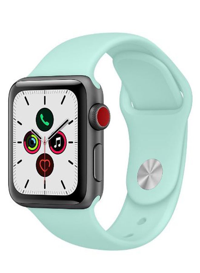 Perfii Solid Replacement Band For Apple Watch Series 5/4/3/2/1 Marine Green - Image 2
