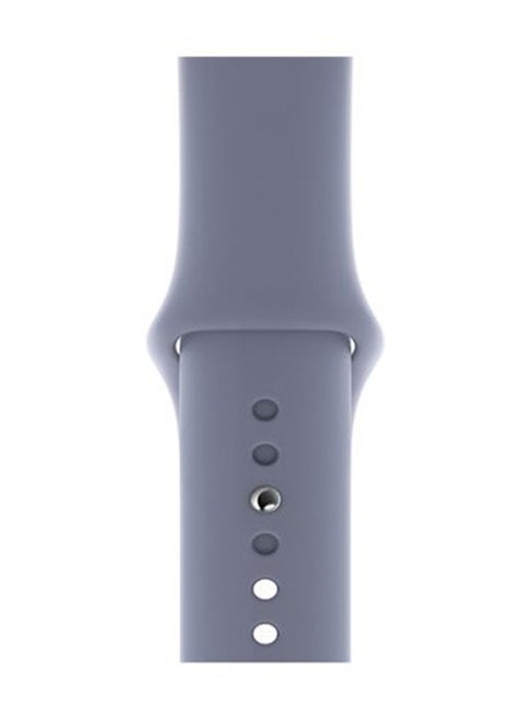 Solid Replacement Band For Apple Watch Series 5/4/3/2/1 Lavender Grey
