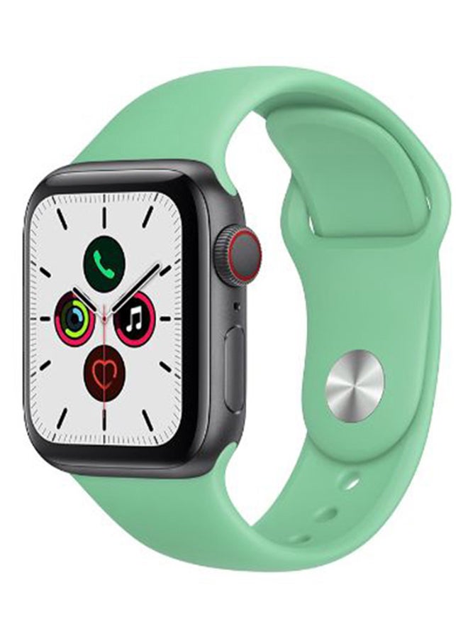 Perfii - Solid Replacement Band For Apple Watch Series 5/4/3/2/1 Spearmint - Image 1
