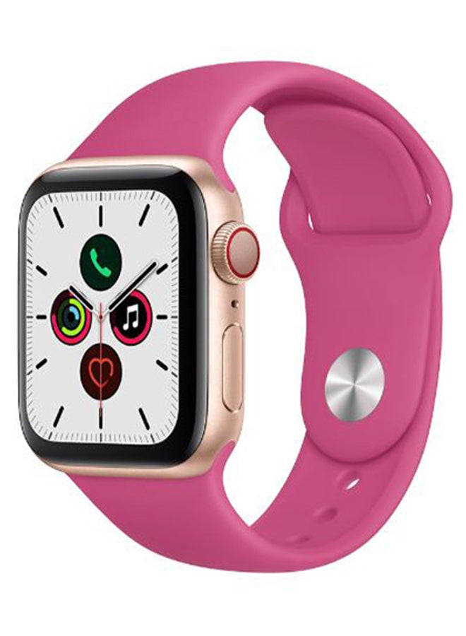 Perfii - Solid Replacement Band For Apple Watch Series 5/4/3/2/1 Dragon Fruit - Image 1
