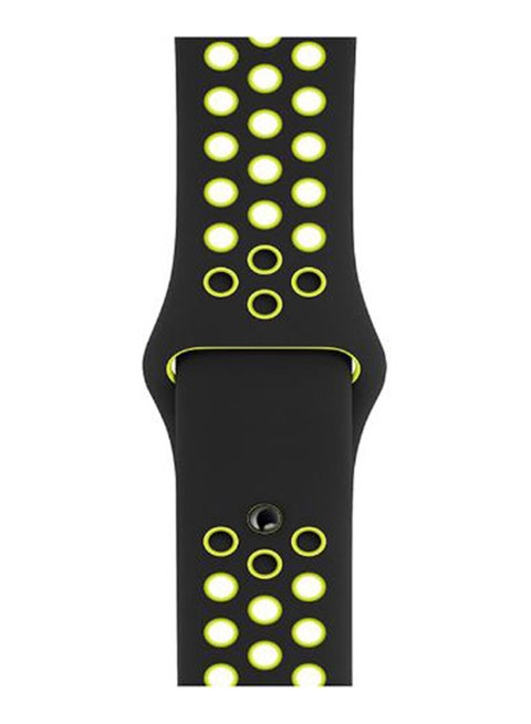 Dot Replacement Band For Apple Watch Series 5/4/3/2/1 Black/Neon