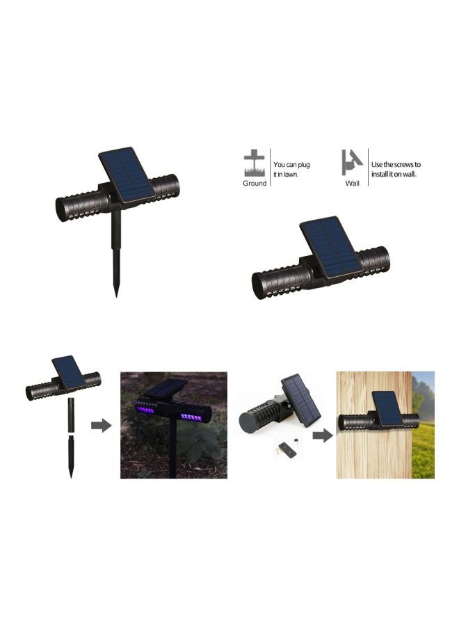 LIXADA Solar Powered Mosquito Killer Garden Light Black  - Image 5