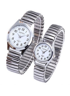 Casual Stainless Steel Quartz Analog Couple Watch NSSB037006557