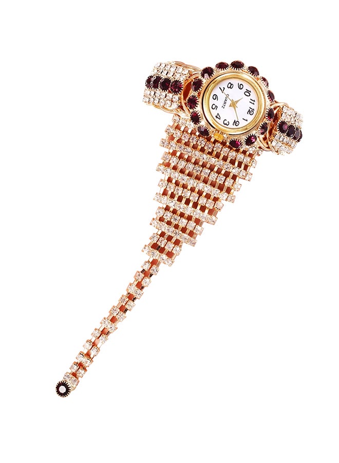 Women's Tassel Style Ring And Analog Wrist Watch NSSB037007959 