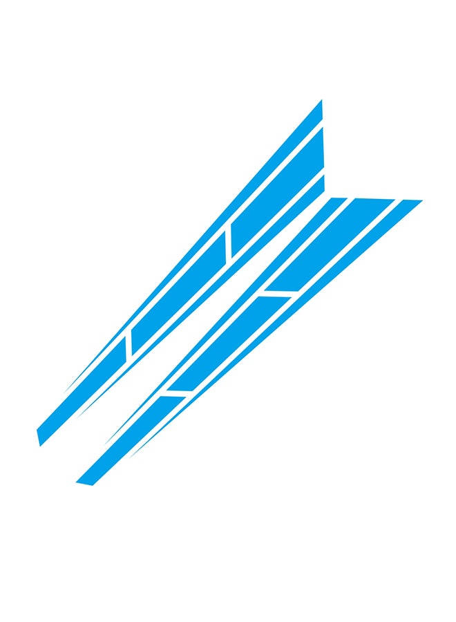 Generic 2-Piece Racing Sport Auto Body Decoration Decal Car Sticker  - Image 1