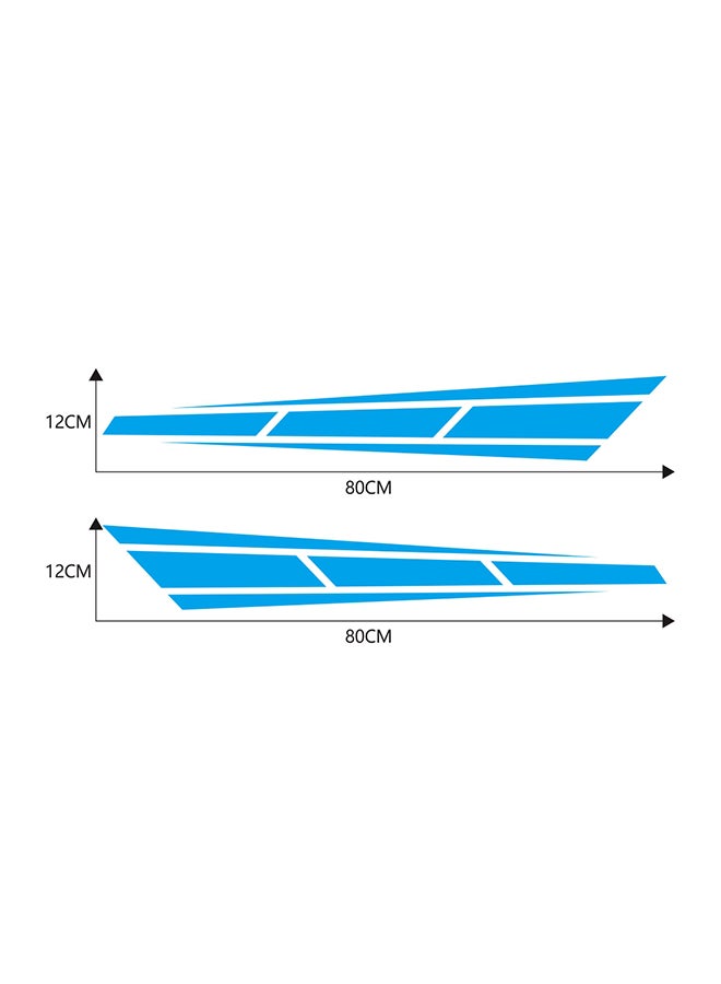Generic 2-Piece Racing Sport Auto Body Decoration Decal Car Sticker  - Image 2