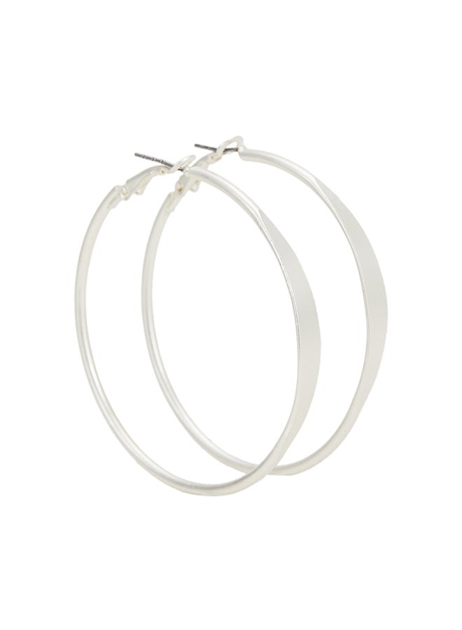 Medium Stylish Hoop Earrings