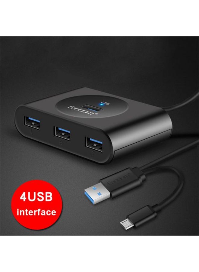 Earldom 4-Port USB Hub Black - Image 2