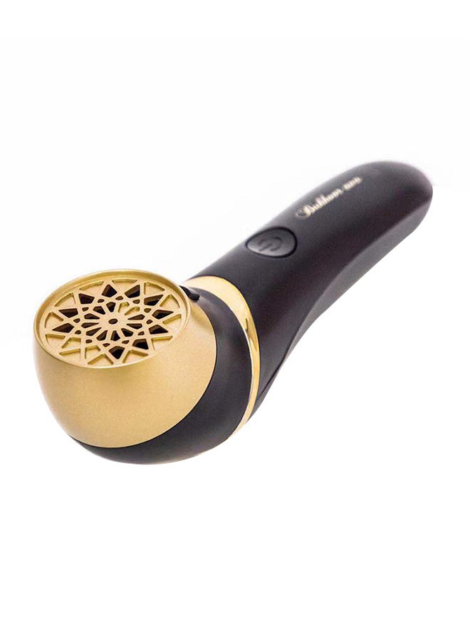 كروني موقد بخور مزوّد بمنفذ USB صغير أسود/ذهبي 16*5*5سم - Image 2