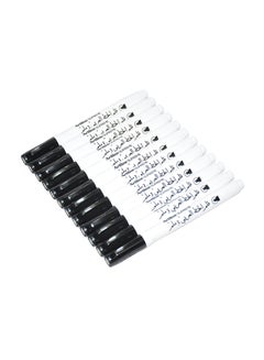 Artline 12-Piece Arabic Calligraphy Pen Black  - Image 1