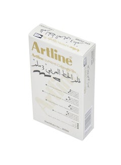 Artline 12-Piece Arabic Calligraphy Pen Black  - Image 3