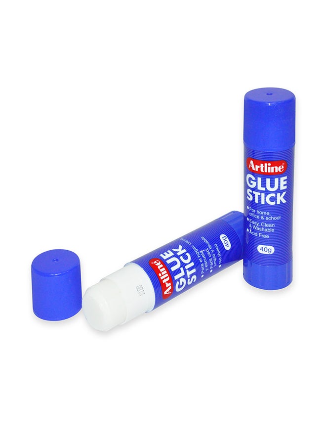 آرت لاين مجموعة أقلام صمغ مكون من 12 قطعة أبيض - Image 1