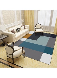 TOEON 3D Geometric Pattern Living Room Carpet Multicolour 40x60cm 