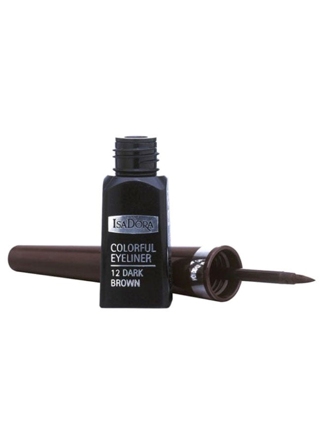 ISADORA Colourful Liquid Eye Liner Dark Brown