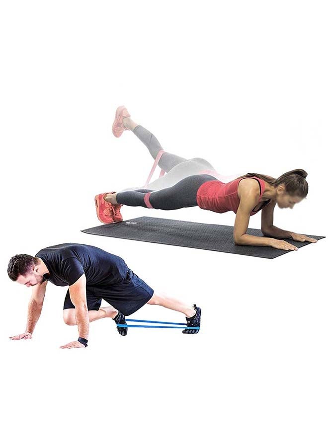 Generic Set of 5 Exercise Resistance Bands With Bag - Image 4