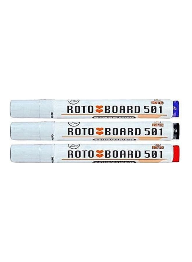 Generic 3-Piece Board Marker White