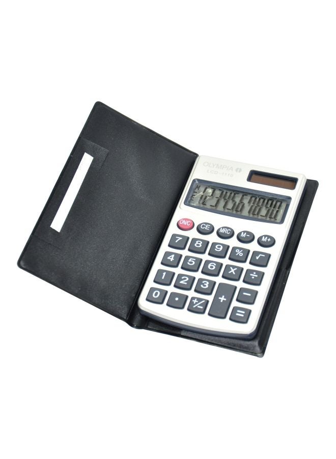 Olympia - LCD-1110 10 Digits Pocket Caculator Silver - Image 1