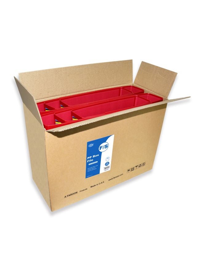 إف اي أس  طقم ملفات مكوّن من 10 قطع كستنائي - Image 3