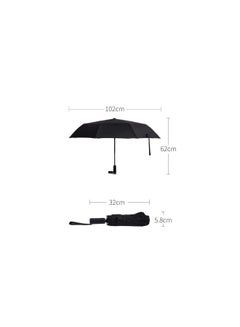 KongGu Automatic Folding Umbrella Black 23inch - v1572937921/N31310662A_5