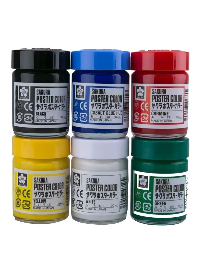 6-Piece Poster Colour Multicolour