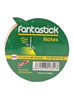 400-Sheet Speech Shaped Self Sticky Note Set Multicolour