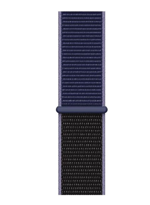 Solid Replacement Band For Apple Watch Series 5/4/3/2/1 Midnight Blue/Black